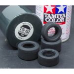 สีอะคริลิค Tamiya TS-82 RUBBER BLACK - Image 3