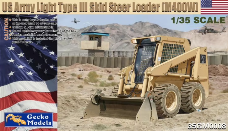 35GM0009_1 Gecko Models 1/35 US Army Light Type III Skid Steer Loader (35GM0009) - Image 1