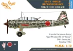 โมเดลเครื่องบิน Clear Prop Models 1/72 CP72012 KI-51 SONIA RECONNAISSANCE - Image 8