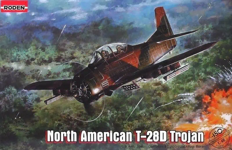 RO450 Roden 1/48 North American T-28D Trojan (RO450) - Image 1