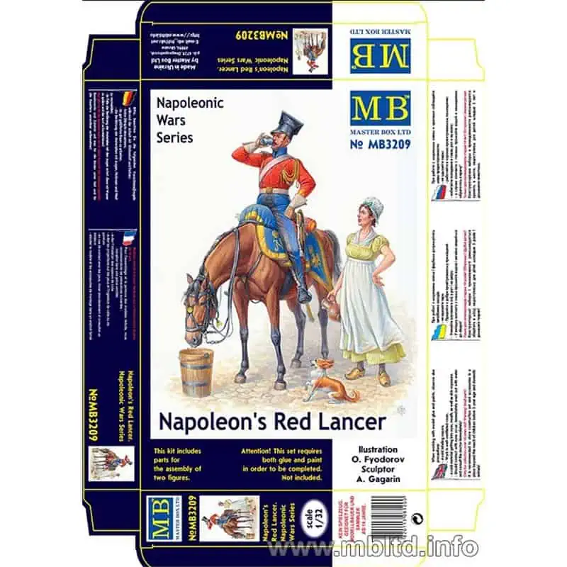 MB3209_1 Master Box 1/32 Napoleon's Red Lancer (MB3209) - Image 1