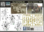 Master Box 1/35 Die Skatspieler, German Tankmen (MB3525) - Image 5