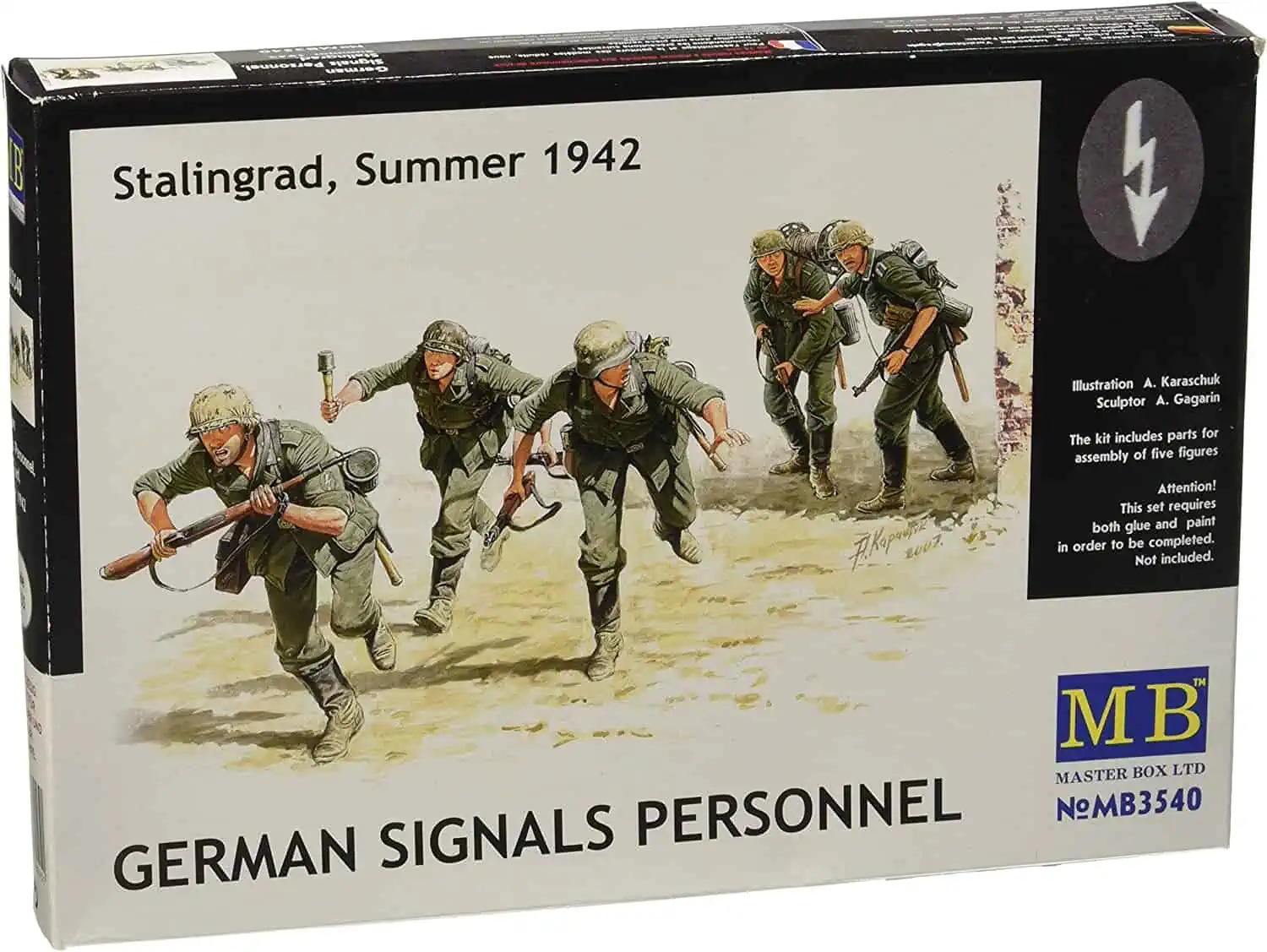 MB3540_1 Master Box 1/35 German Signals Personnel (MB3540) - Image 1