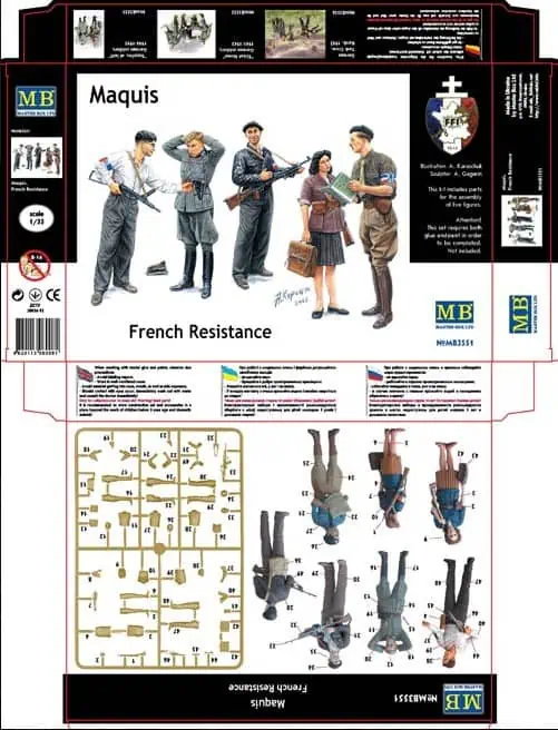 MB3551_1 Master Box 1/35 Maquis, French Resistance (MB3551) - Image 1