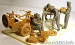 โมเดลฟิกเกอร์ Master Box 1/35 MB3560 GERMAN MOTORCYCLE REPAIMB 355R CREW 1/35 - Image 2