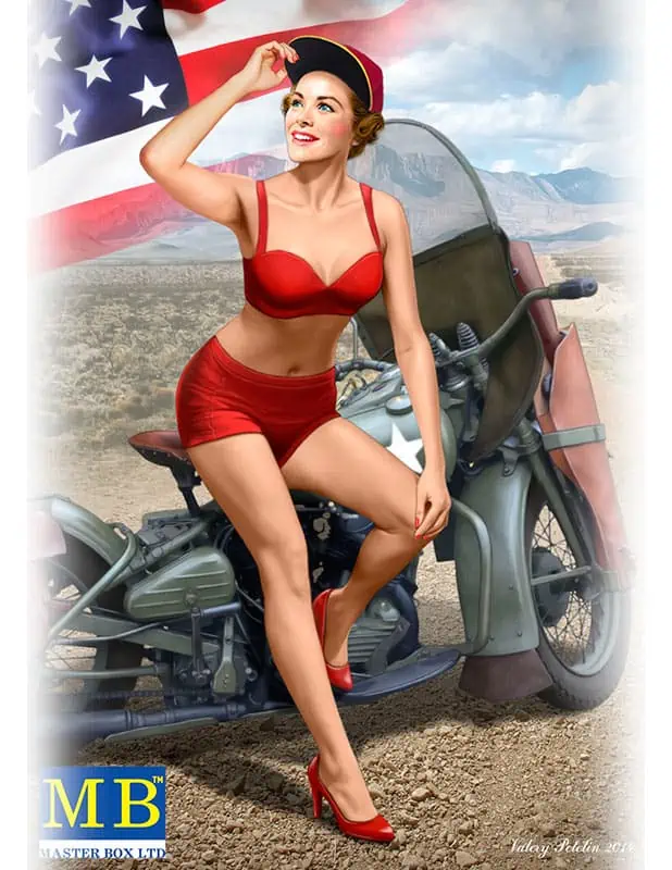 โมเดลฟิกเกอร์ Master Box 1-24 MB24001 Pin-up series, Kit No. 1. Marylin_1 Master Box 1/24 Pin-up Series, Kit No. 1. Marylin (MB24001) - Image 1