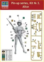 Master Box 1/24 Pin-up Series, Kit No. 3. Alice (MB24003) - Image 3