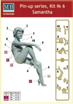 Master Box 1/24 Pin-up Series, Kit No. 6. Samantha (MB24006) - Image 2