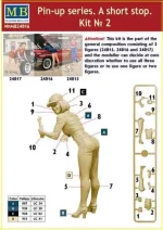 Master Box 1/24 Pin-up Series. A Short Stop. Kit No. 2 (MB24016) - Image 2
