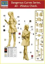 โมเดลฟิกเกอร์ Master Box 1/24 MB24028 Dangerous Curves Series, Ali – #Status Check - Image 2