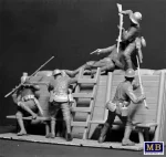 Master Box 1/35 Hand-to-hand Fight, German & British Infantrymen (MB35116) - Image 5