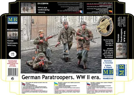 Master Box 1/35 German Paratroopers (MB35145)