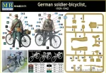 โมเดลฟิกเกอร์ Master Box 1/35 MB35171 German soldier-bicyclist, 1939-1942 - Image 2