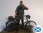 โมเดลฟิกเกอร์ Master Box 1/35 MB35171 German soldier-bicyclist, 1939-1942 - Image 5