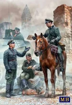 โมเดลฟิกเกอร์ Master Box 1/35 MB35212 Urgent Dispatch. German Military Men, WW II era - Image 2