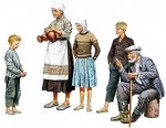 โมเดลฟิกเกอร์ Master Box 1/35 MB3588 EASTERN REGION PEASANTS,WW II ERA - Image 3
