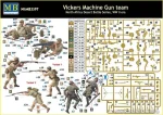 โมเดลฟิกเกอร์ Master Box 1/35 MB3597 Vickers Machine Gun team, North Africa Desert Battle Series, WW II era - Image 2