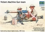 โมเดลฟิกเกอร์ Master Box 1/35 MB3597 Vickers Machine Gun team, North Africa Desert Battle Series, WW II era - Image 3