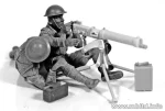 โมเดลฟิกเกอร์ Master Box 1/35 MB3597 Vickers Machine Gun team, North Africa Desert Battle Series, WW II era - Image 4