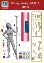 Master Box 1/24 Pin-up Series, Kit No. 2. Betty (MB24002) - Image 3