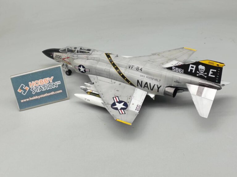 เทคนิค Weathering บริเวณท่อไอพ่น F-4 Phantom - รับทำสีโมเดลระดับโปร