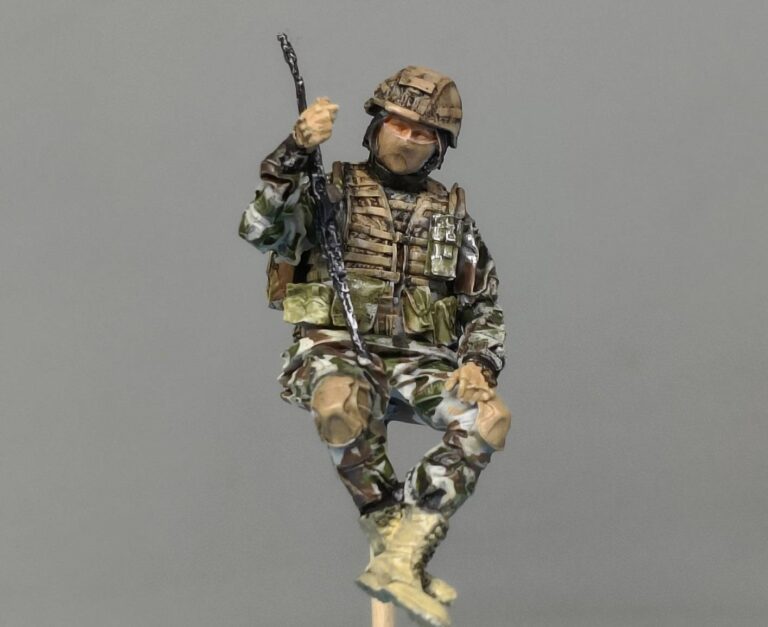 การลงฟิกเกอร์ทหาร ชุดและอุปกรณ์เสริมบนโมเดล 1/35 - บริการ Pro-Built โดย Hobby Stationth