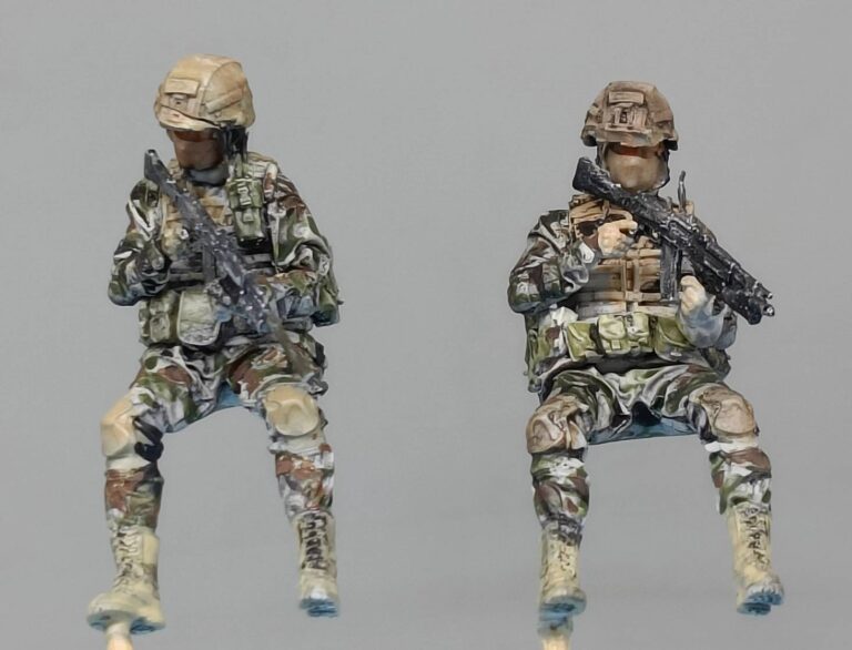 การลงสีปืนไรเฟิลและอุปกรณ์เสริมบนโมเดล 1/35 - บริการ Pro-Built โดย Hobby Stationth