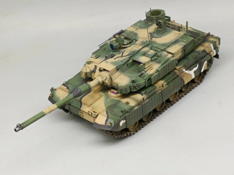 โคลสอัพป้อมปืนโมเดล K-2 Black Panther 1/35 - บริการทำสีโดย Hobby Stationth