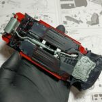 ท่อไอเสียกับตัวถังแชสซีโมเดลรถยนต์ Tamiya 1/24 Toyota GR86 บริการรับประกอบโมเดลรถยนต์ด้วยโมเดลเลอร์มืออาชีพ