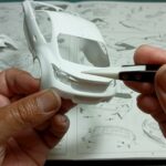 ประกอบไฟท้ายโมเดลรถยนต์ Tamiya 1/24 Toyota GR86 บริการรับประกอบโมเดลรถยนต์ด้วยโมเดลเลอร์มืออาชีพ