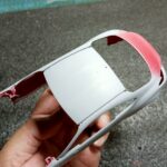 มุมด้านบนขณะพ่นสีส่วนท้ายของบอดี้โมเดลรถยนต์ Tamiya 1/24 Toyota GR86 บริการรับประกอบโมเดลรถยนต์ด้วยโมเดลเลอร์มืออาชีพ