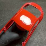 บนหลังคาของโมเดลรถยนต์ Tamiya 1/24 Toyota GR86 บริการรับประกอบโมเดลรถยนต์ด้วยโมเดลเลอร์มืออาชีพ