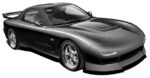 Fujimi 1/24 Mazda RX-7 Kai (ID-43) - ID-43