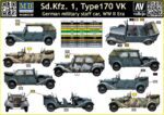 Master Box 1/35 German Military Staff Car Sd.Kfz.1 Type 170 VK (MB3530) - MB3530