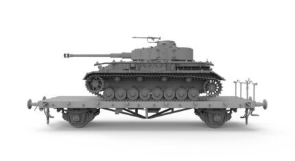 Border Model 1/35 PZ.KPFW.IV Ausf. J Early/Mid & Railway Flatbed OMMR Limited Edition (BT-025) - BT-025