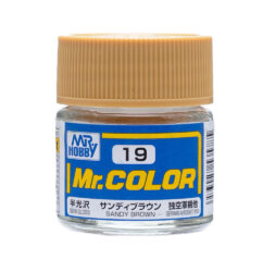 สีแลคเกอร์ Mr.Color C-19 สีน้ำตาลทราย - C-19