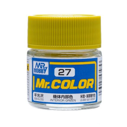 สีแลคเกอร์ Mr.Color C-27 INTERIOR GREEN - C-27