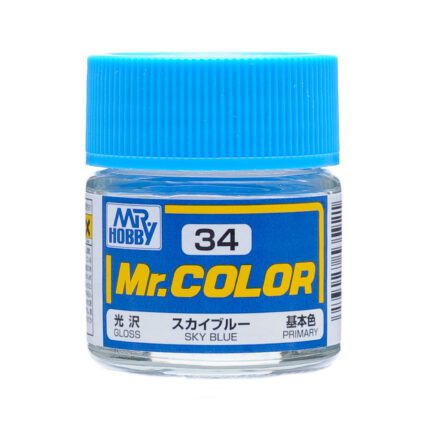 สีฟ้าท้องฟ้า C-34 - C-34