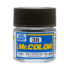 สีแลคเกอร์ Mr.Color C-38 OLIVE DRAB 2 - C-38