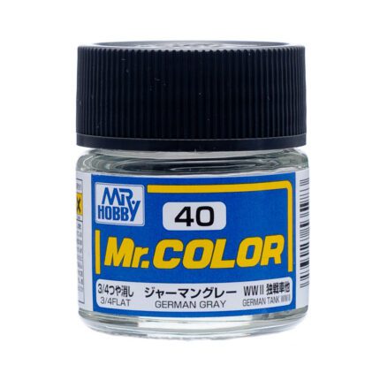 สีแลคเกอร์ Mr.Color C-40 GERMAN GRAY - C-40