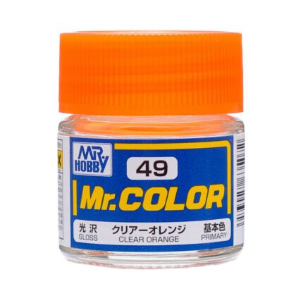 สีแลคเกอร์ใสส้ม C-49 - C-49