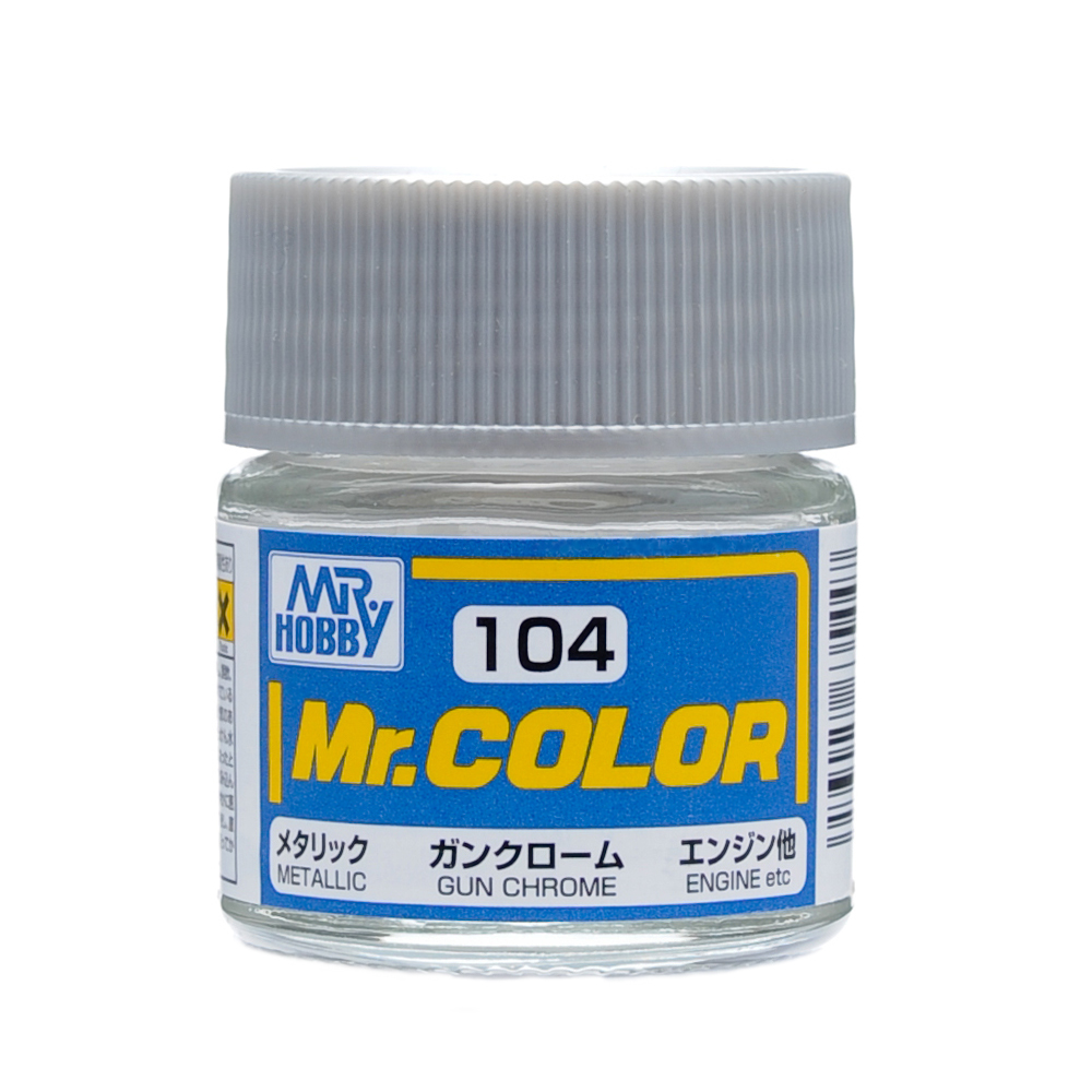 C-104 สีแลคเกอร์ Mr.Color C-104 GUN CHROME - C-104