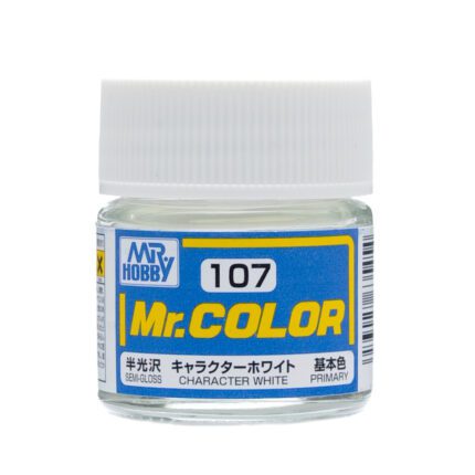 สีขาวตัวละคร C-107 - C-107