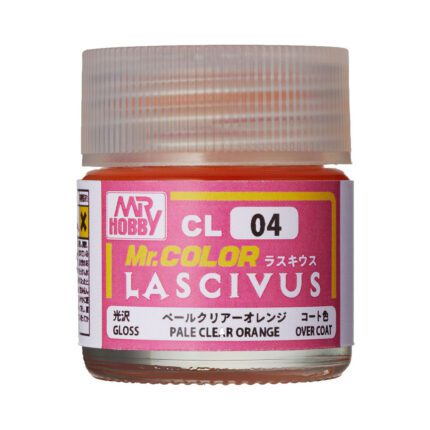 สีแลคเกอร์ใส CL-04 Lascivus Clear Pale Orange 10ml - CL-04