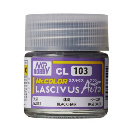 สีแลคเกอร์ CL-103 ลาสซิฟัส แบล็คแฮร์ 10ml - CL-103