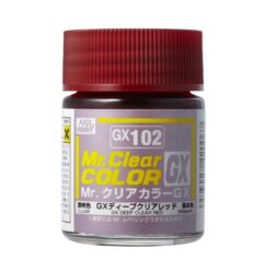สีแลคเกอร์ใส GX-102 สีแดงเข้ม - GX-102