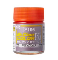 สีแลคเกอร์ใส GX-106 สีส้ม - GX-106