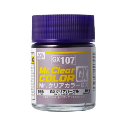 สีเคลียร์ GX-107 สีม่วงใส - GX-107