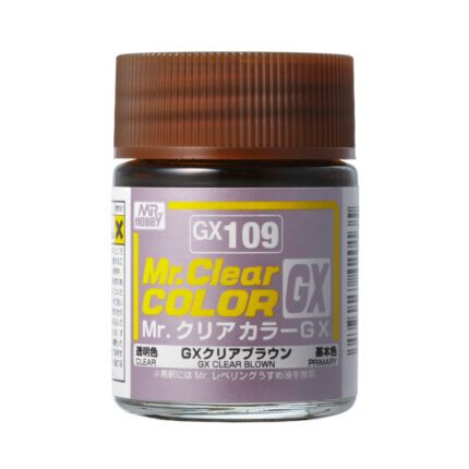 สีแลคเกอร์ใส GX-109 สีน้ำตาลใส - GX-109