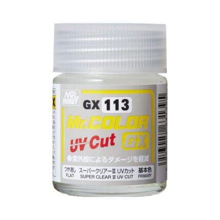 สีแลคเกอร์ GX-113 UV CUT SUPER CLEAR FLAT - GX-113